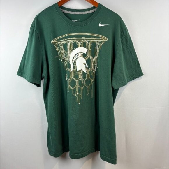 Limited-Edition Michigan State Spartans Nike Basketball Shirt – Rare and Iconic - Picture 1 of 5